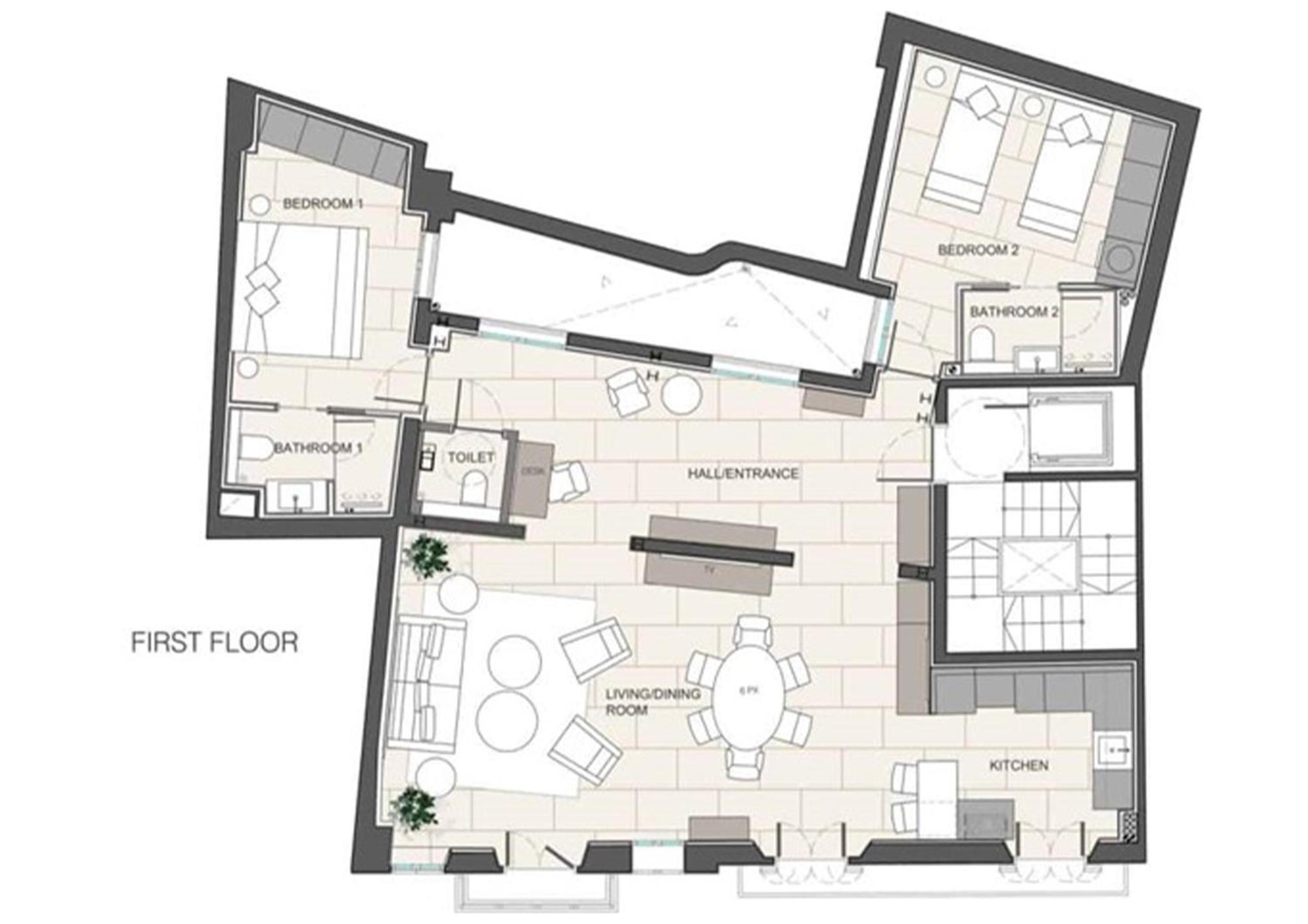 Appartement Aparttime Mit 3 Meerblick Dach-terrassen